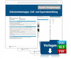 cover_Dokumentenmappe: Zoll und Exportabwicklung